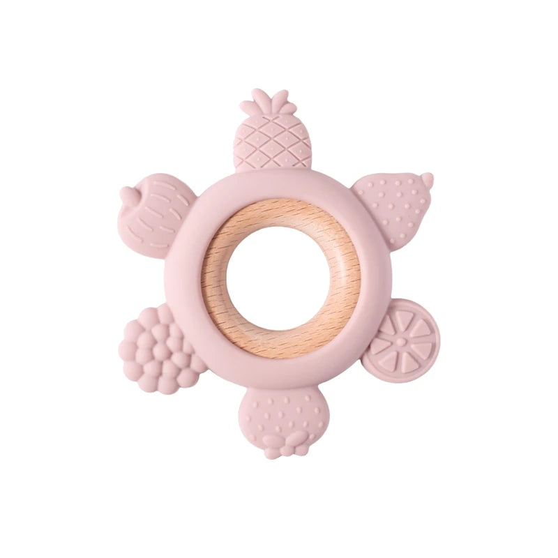 🦁👶 Anneau de Dentition en Silicone – Forme Animale Ludique – Apaisant &amp; Sensoriel™ - Planète bébé