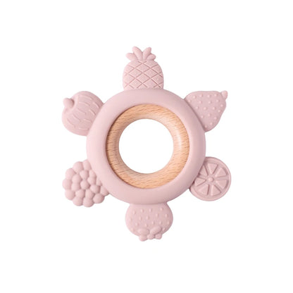 🦁👶 Anneau de Dentition en Silicone – Forme Animale Ludique – Apaisant &amp; Sensoriel™ - Planète bébé