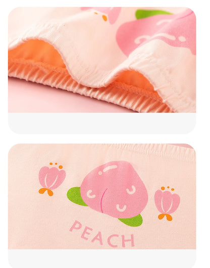 Lot de 4 Culottes Coton Filles – Motifs Cartoon Douces et Confortables™