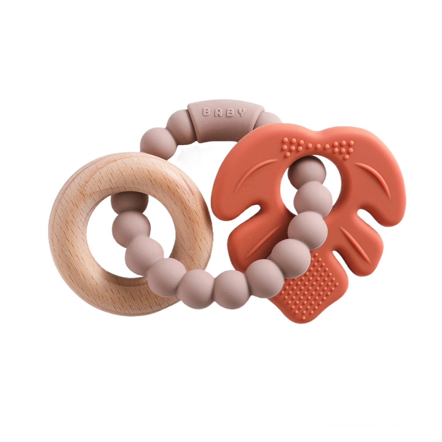 🪐👶 Anneau de Dentition Bébé – Silicone Alimentaire – Bracelet Sensoriel Planète – Dès 0 Mois™