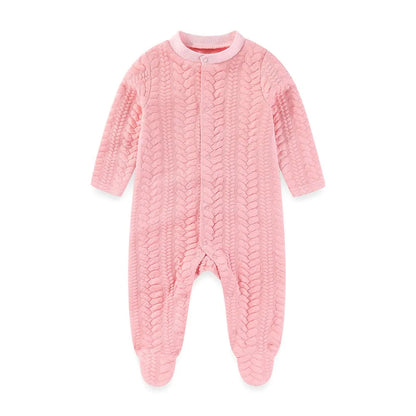 🧸❄️ Combinaison Bébé Chaude à Manches Longues – Automne &amp; Hiver – 100% Coton Uni™ - Planète bébé