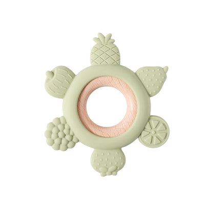 🦁👶 Anneau de Dentition en Silicone – Forme Animale Ludique – Apaisant &amp; Sensoriel™ - Planète bébé