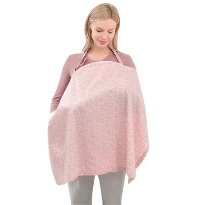 🍼 Cape d’Allaitement d’Été – Multifonction – Anti-regards – Tissu Respirant &amp; Léger – Coton Naturel™