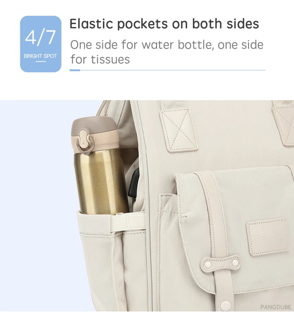 🎒 Sac à Langer PANGDUBE – Sac à Dos Maternité Étanche avec Crochets Poussette™ - Planète bébé