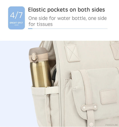 🎒 Sac à Langer PANGDUBE – Sac à Dos Maternité Étanche avec Crochets Poussette™ - Planète bébé