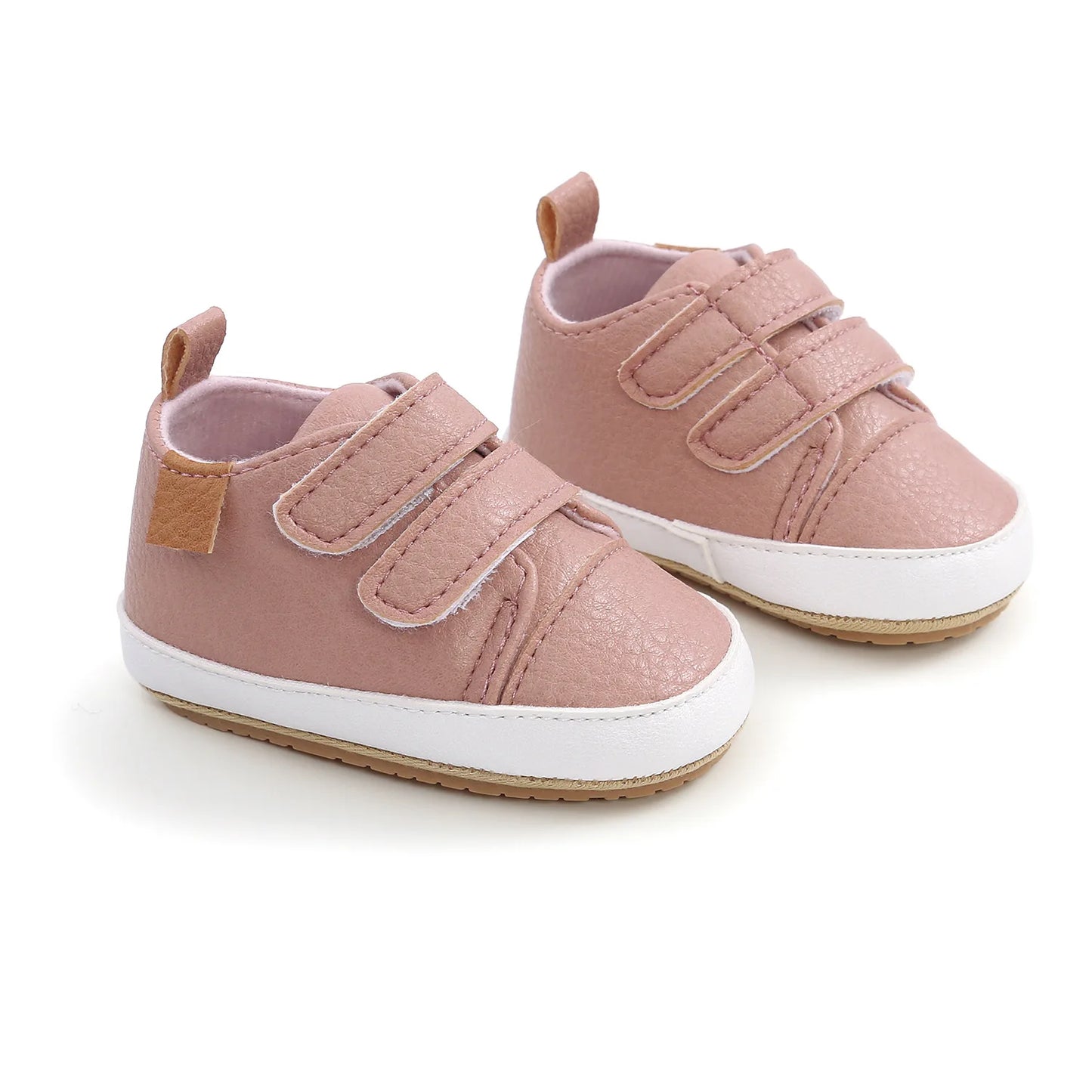 🍼 Chaussures Bébé en Cuir Rétro – Semelle Antidérapante – Meckior™