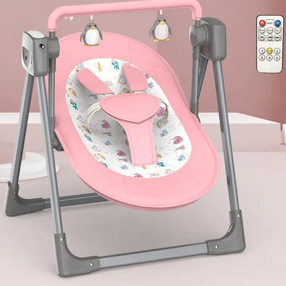 Berceau Pliable Électrique Portable pour Bébé 0-36 Mois™