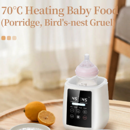 Chauffe-Biberon Intelligent Multifonction 5-en-1 – Préparation Lait, Chauffe, Décongélation, Stérilisation à Vapeur avec Veilleuse™