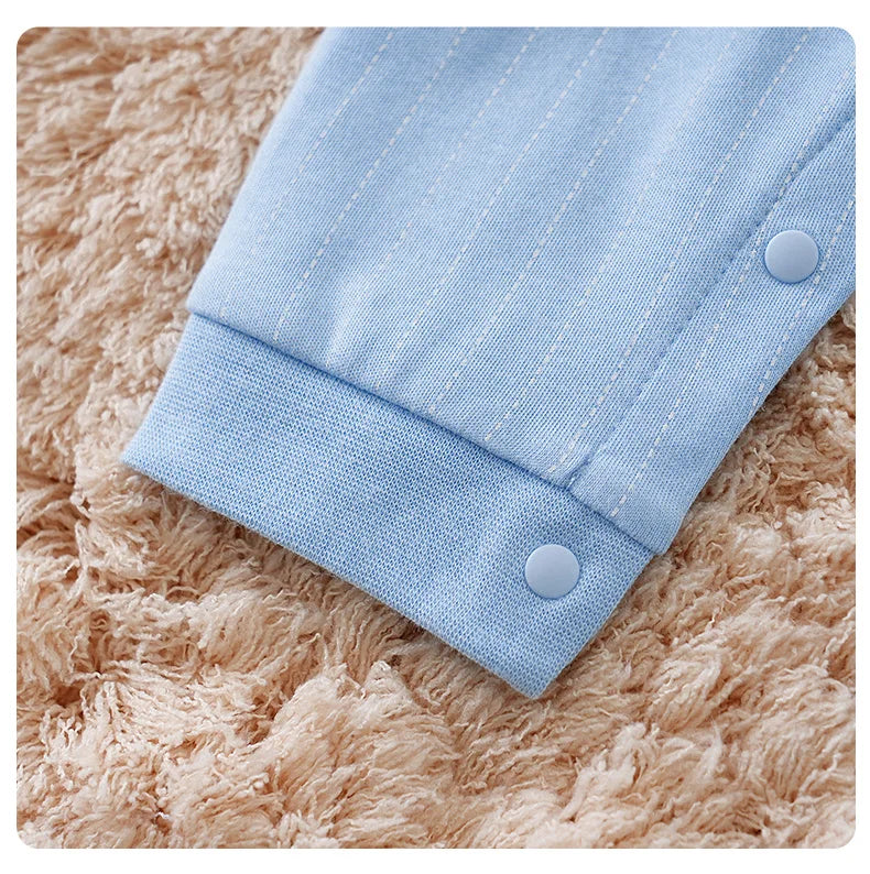 🎩 Combinaison Bébé Garçon Style Gentleman – Coton 100% – Nœud Papillon Intégré – Printemps &amp; Automne™ - Planète bébé