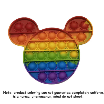 Fidget en Silicone Arc-en-Ciel