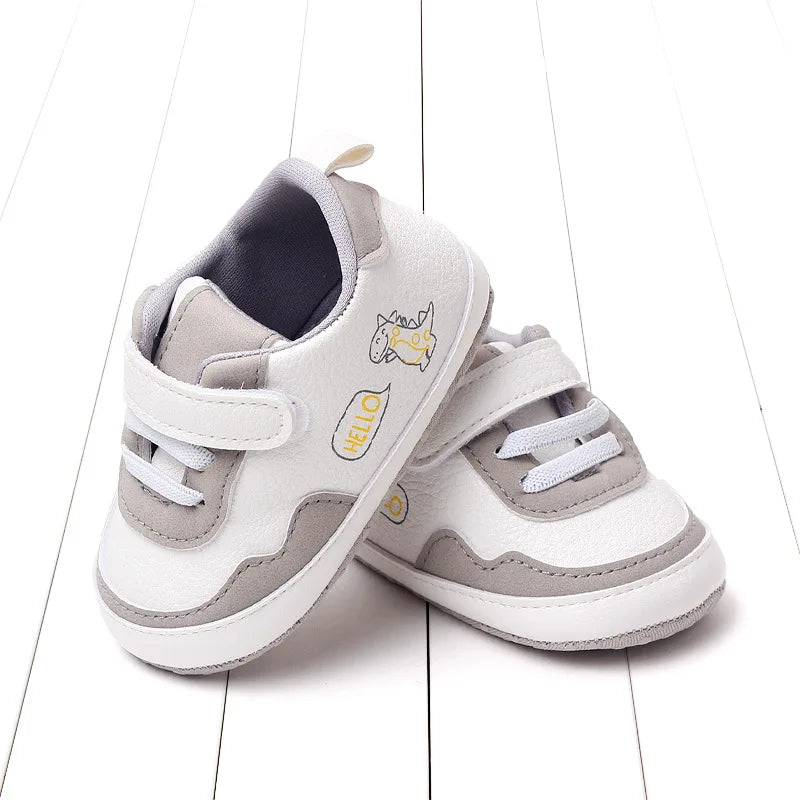 Chaussures Bébé Souples à Motifs Animaux – Semelle Antidérapante™