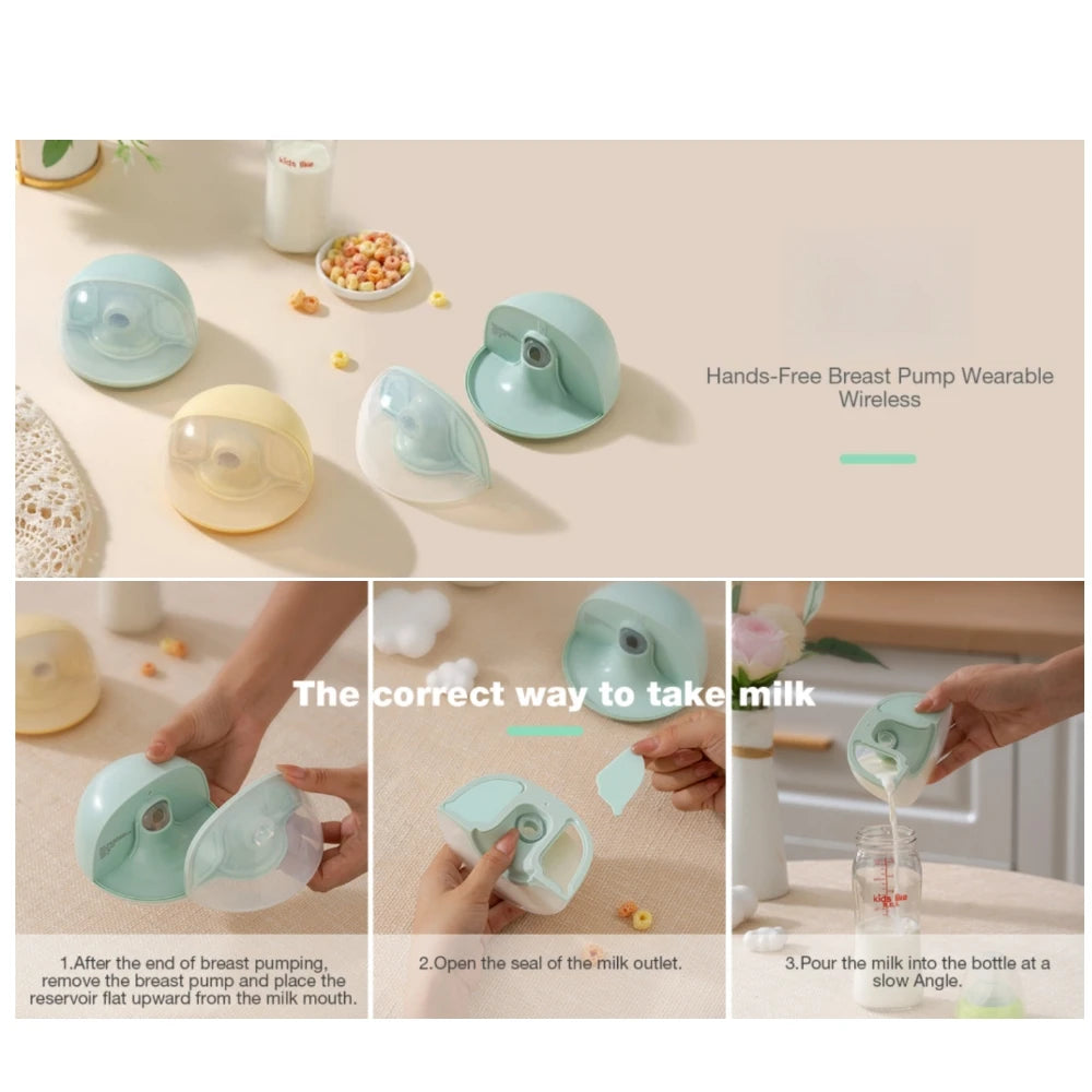 🤱 Tire-Lait Électrique Mains Libres – Portable, Silencieux &amp; Sans BPA – 3 Modes, 9 Niveaux de Succion + Sac de Stockage Inclus™ - Planète bébé