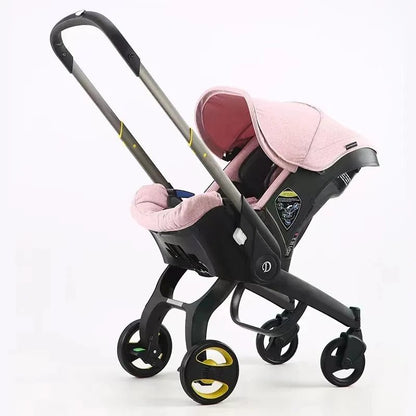 Poussette Bébé 3 en 1 Ultra - Légère – Pliable &amp; Polyvalente - Planète bébé
