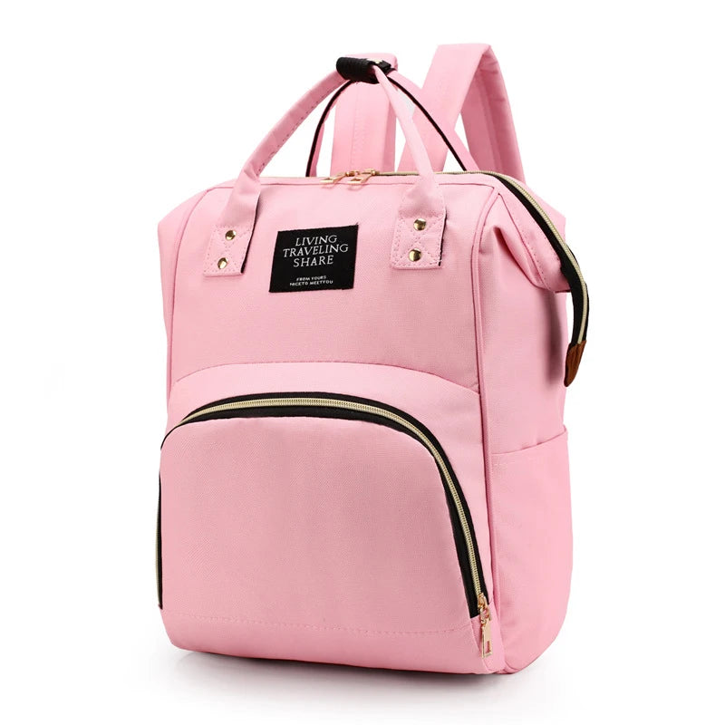 🎒👶 Sac à Langer Maman en Toile – Grande Capacité &amp; Isolation Thermique – Sac à Dos de Voyage Multifonctionnel™