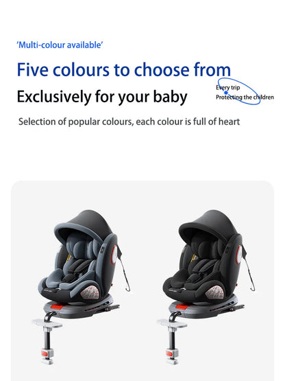 Siège Auto Bébé 360° Rotatif