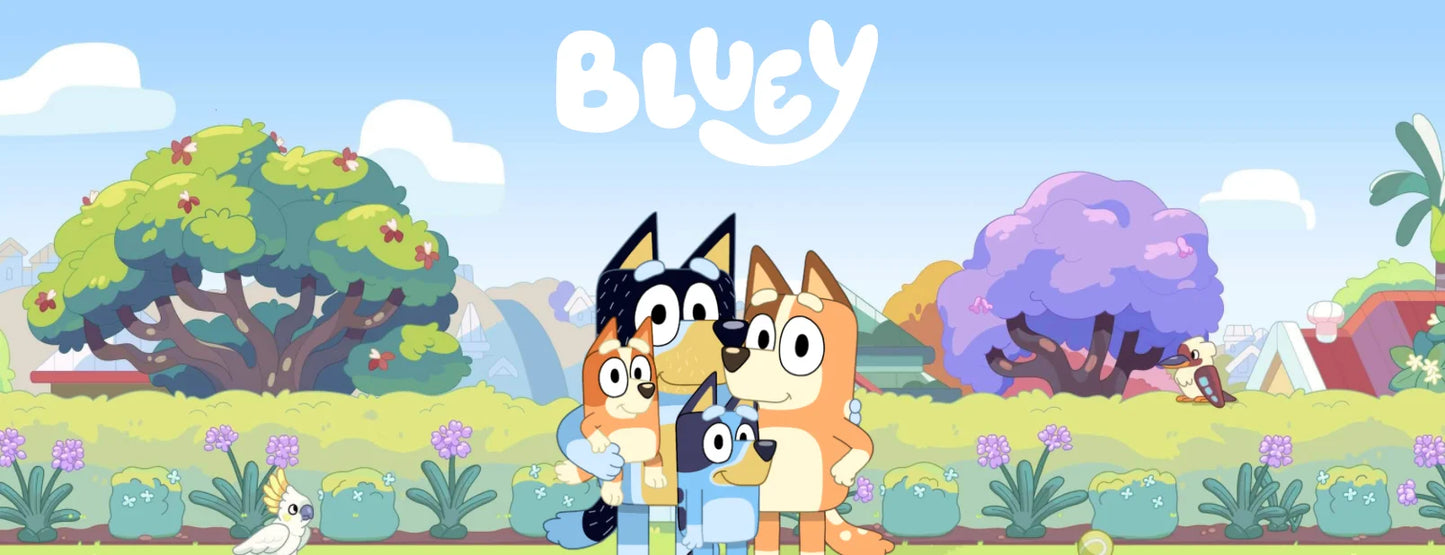 Peluche Bluey et Bingo