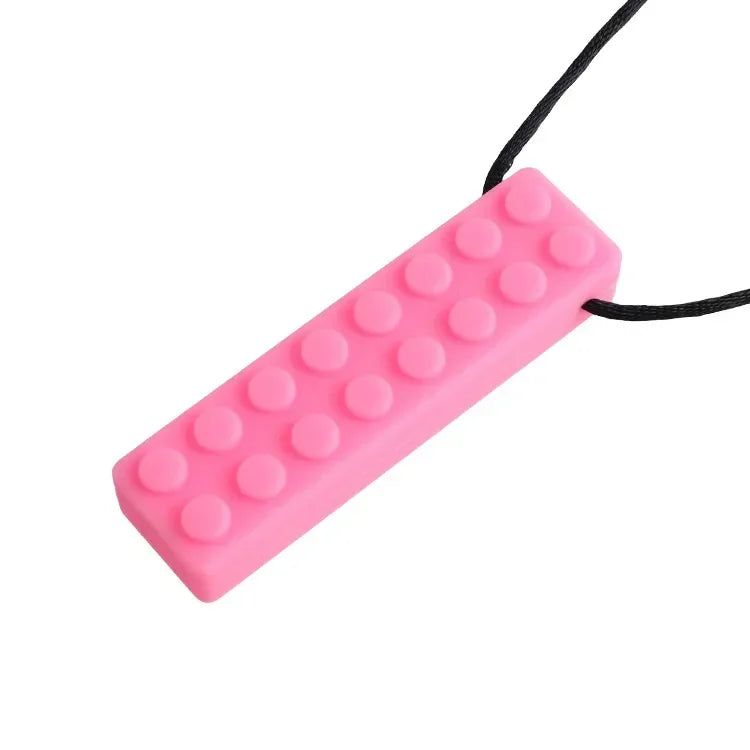 🦷🌈 Collier de Dentition Bébé en Silicone – Pendentif Sensoriel à Mâcher – Thérapie Sensorielle pour Bébé &amp; Enfant™
