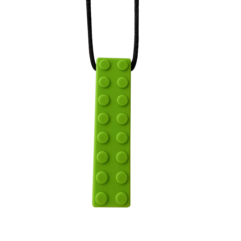 🧩🦷 Collier de Dentition Sensoriel – Silicone Alimentaire – Bijou à Mâcher Thérapeutique pour Bébé &amp; Enfants™