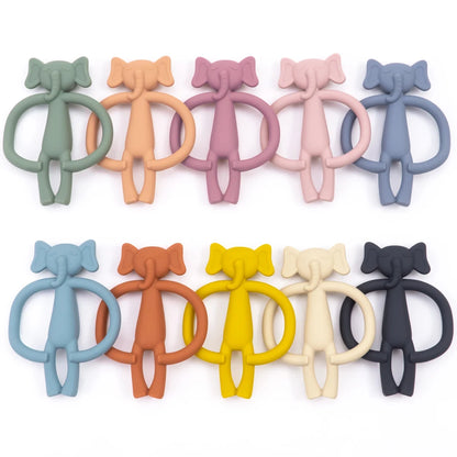 🦷🎁 Anneau de Dentition en Silicone – Cadeau Bébé – Jouet à Mâcher Durable et Sûr pour Nouveau-né™ - Planète bébé