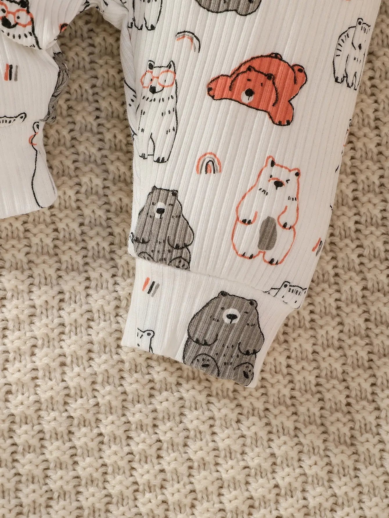 👶🍂 Ensemble Bébé Garçon 2 Pièces + Bonnet – Manches Longues – Automne | Confort Coton Doux™