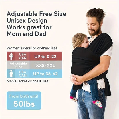 👶 Écharpe de Portage Extensible – Confort Doux pour Nouveau-né™ - Planète bébé