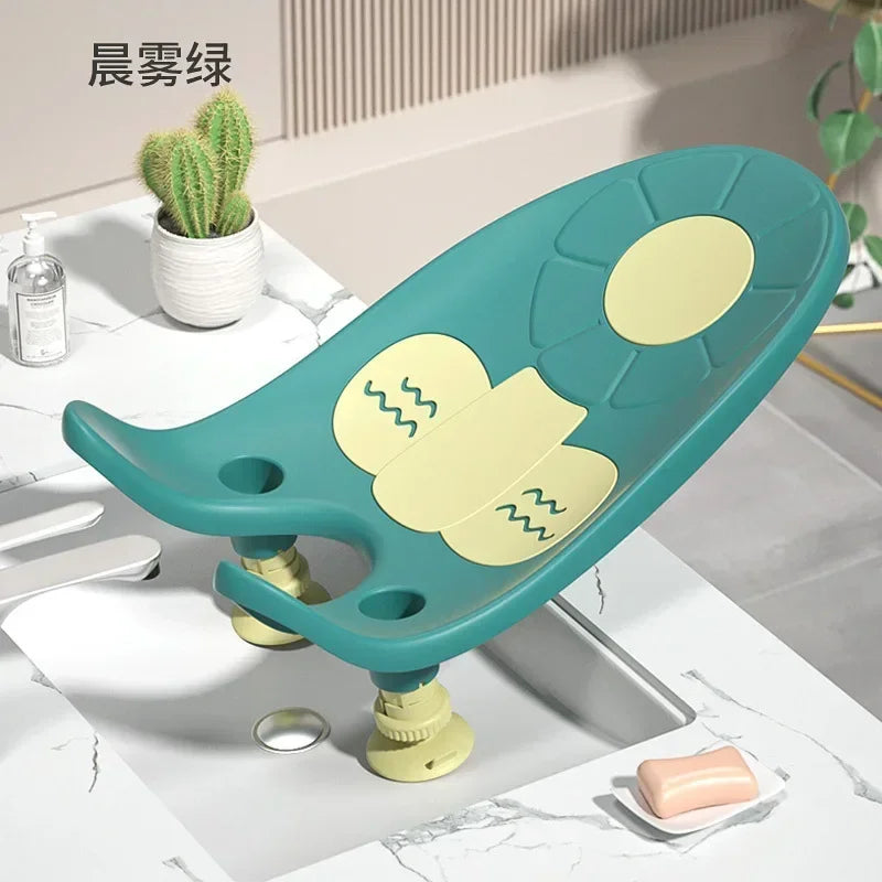 🛁👶 Support de Bain pour Bébés – Rack Multifonction pour Bain de Hanche – Tapis Antidérapant – Accessoire Douche Bébé Fille &amp; Garçon - Planète bébé