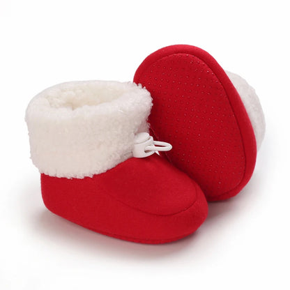 🧣❄️ Bottillons d’Hiver Bébé – Coton Chaud &amp; Semelle Antidérapante – Premiers Pas – 0 à 18 Mois™