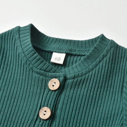 👶✨ Ensemble Estival Bébé Garçon – KuKitty | Haut &amp; Short en Coton Tricoté | Look Casual Chic™