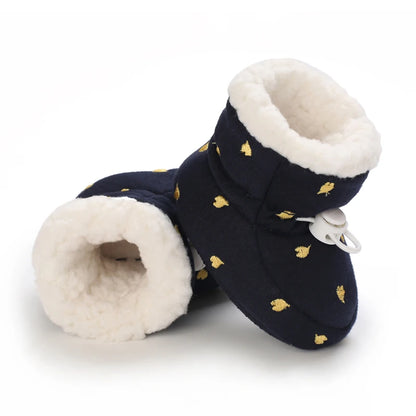 🧣❄️ Bottillons d’Hiver Bébé – Coton Chaud &amp; Semelle Antidérapante – Premiers Pas – 0 à 18 Mois™