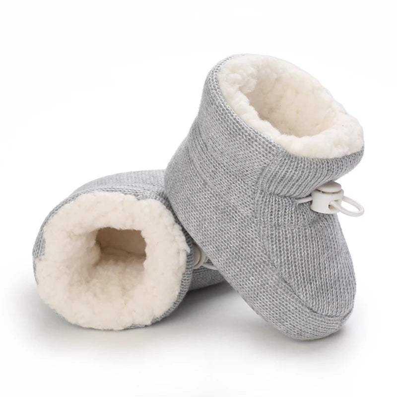 🧣❄️ Bottillons d’Hiver Bébé – Coton Chaud &amp; Semelle Antidérapante – Premiers Pas – 0 à 18 Mois™