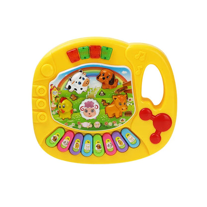 Jouet Musical Bébé avec Sons d’Animaux – Piano Éducatif Lumineux™