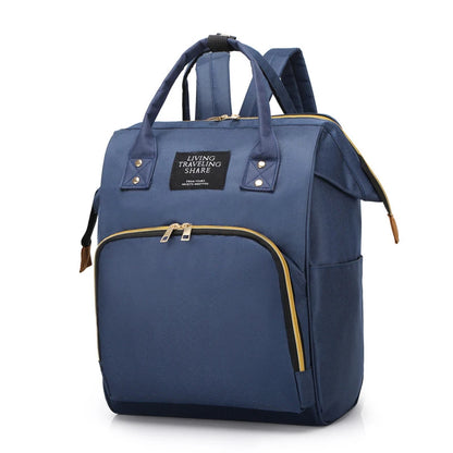 🎒👶 Sac à Langer Maman en Toile – Grande Capacité &amp; Isolation Thermique – Sac à Dos de Voyage Multifonctionnel™