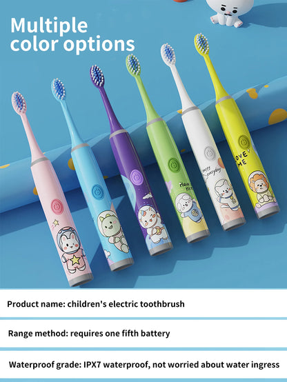 Brosse à Dents Électrique Enfant – Ultra - Doux &amp; Nettoyage Ludique (Sans Pile)™ - Planète bébé