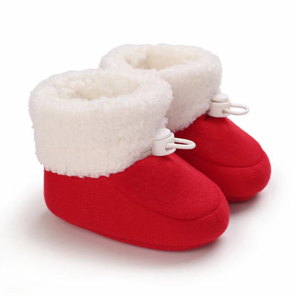 🧣❄️ Bottillons d’Hiver Bébé – Coton Chaud &amp; Semelle Antidérapante – Premiers Pas – 0 à 18 Mois™