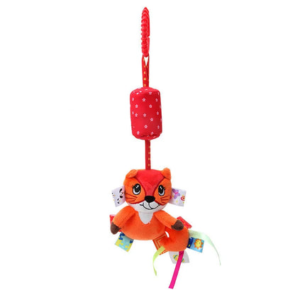 Soft Giraffe Zebra Animal Handbells Rattles Plush Infant Baby Development Handle Toys WIth Teether Baby Toy For Newborn Gifts™