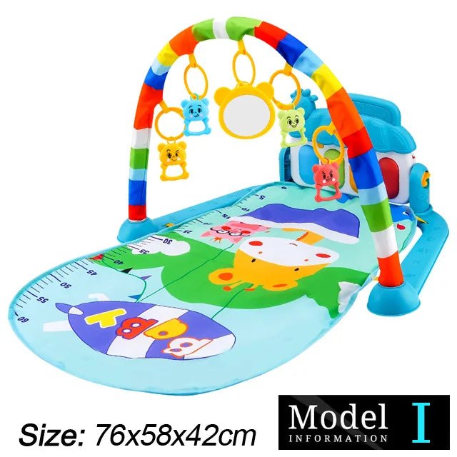 Tapis d’Éveil Musical Bébé – Gym d’Activité avec Piano - Planète bébé