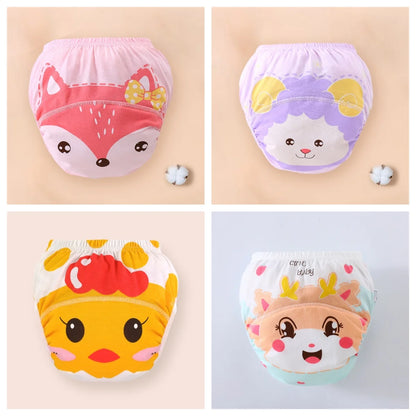 🩲🌿 Lot de 4 Culottes d’Apprentissage Imperméables Bébé – Coton Écologique – Réutilisables &amp; Ultra Douces – 12 à 20 kg – Mixte™ - Planète bébé