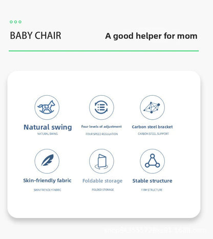 Chaise Bébé Multifonction – Balancelle, Transat &amp; Siège d’Activités™