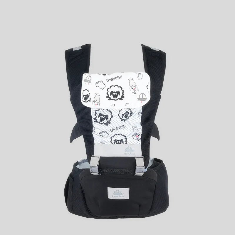 🧡 Porte-bébé Ergonomique avec Siège – 0 à 48 Mois | Multi-positions &amp; Grand Confort™ - Planète bébé