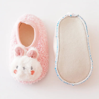 🧸🐰 Chaussons Bébé Hiver – Lapin Cartoon Doux &amp; Antidérapants – 1 à 3 Ans™