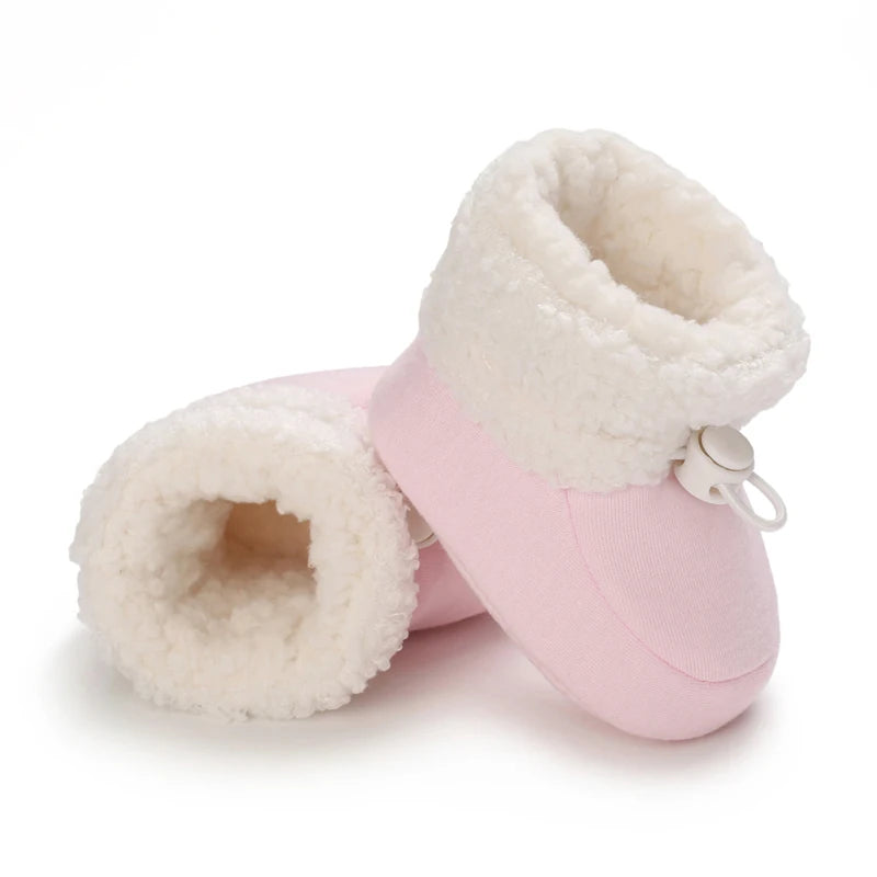 🧣❄️ Bottillons d’Hiver Bébé – Coton Chaud &amp; Semelle Antidérapante – Premiers Pas – 0 à 18 Mois™