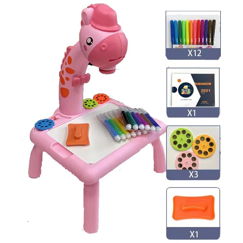 Table de dessin projecteur LED enfant - Planète bébé