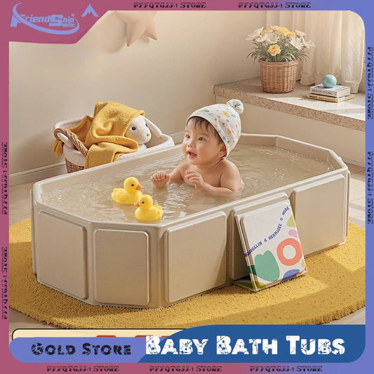 Baignoire Bébé Pliable – Grand Format PVC Épais – Portable, Durable &amp; Polyvalente - Planète bébé