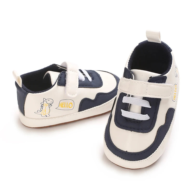 Chaussures Bébé Souples à Motifs Animaux – Semelle Antidérapante™