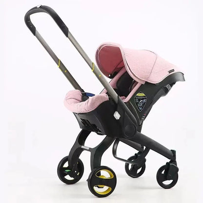 Poussette Bébé 2 en 1 avec Siège Auto - Planète bébé