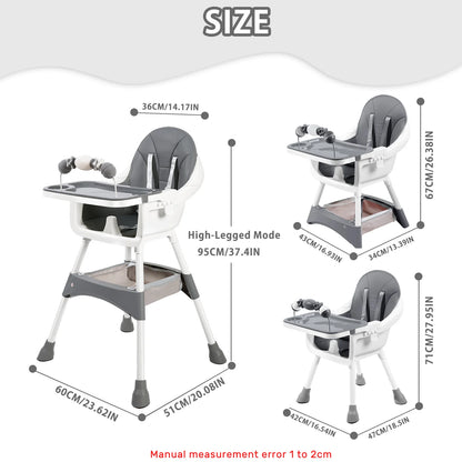 chaise haute évolutive portable double plateau support jouets - Planète bébé