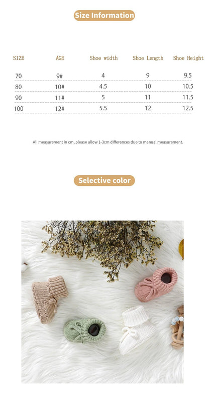 🧶 Chaussons Bébé Tricotés™ - Planète bébé