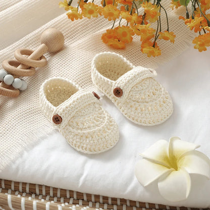 🧦👶 Chaussons Bébé en Coton Tricoté – Mi-Saison – Unisexe 0 à 18 Mois – Boucle &amp; Confort Absolu™ - Planète bébé