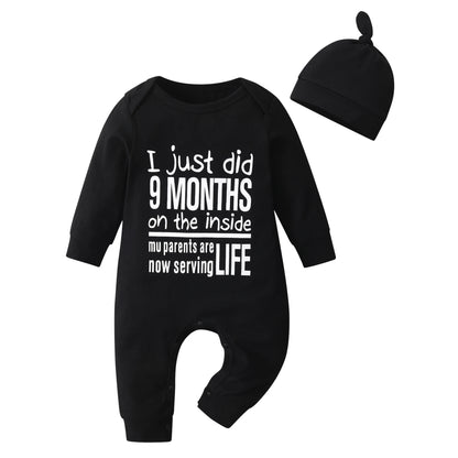 Combinaison Bébé Garçon KuKitty – Manches Longues avec Chapeau™