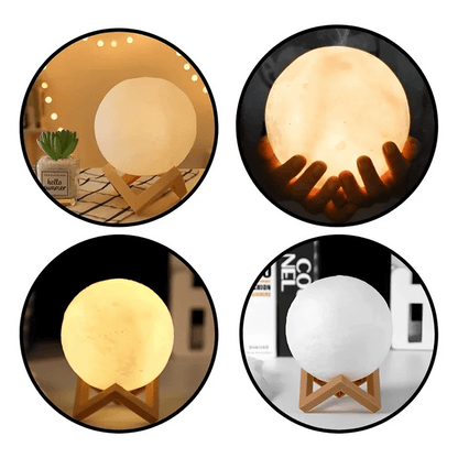 🌕 Veilleuse Lune Galaxy – Lampe de Lecture LED pour Enfants &amp; Chambre™ - Planète bébé